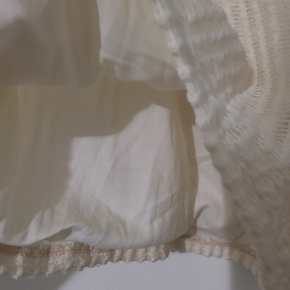 Cream Knit Shorts - Picture 5 of 5